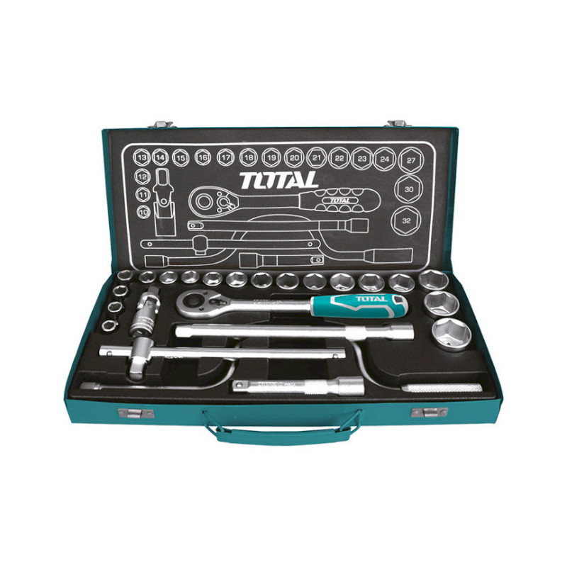 Набор инструментов 25 шт  THT141253 TOTAL