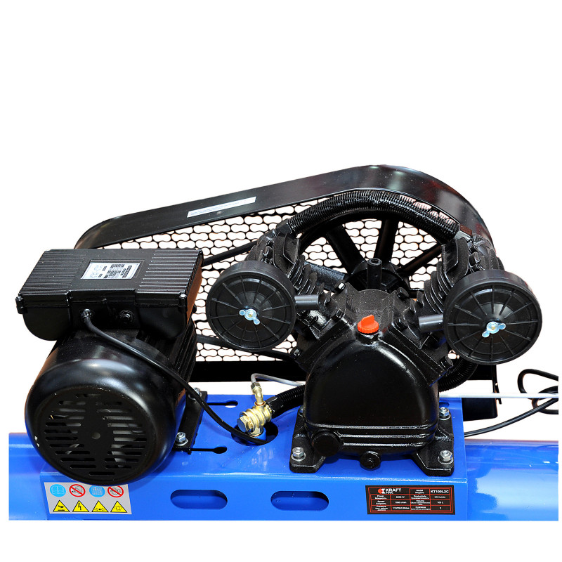 Компрессор 2200W 8 Bar KT100L2C  KraftTool