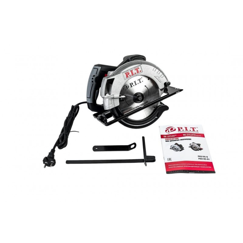 Пила циркулярная PIT PKS185-D1 1250W