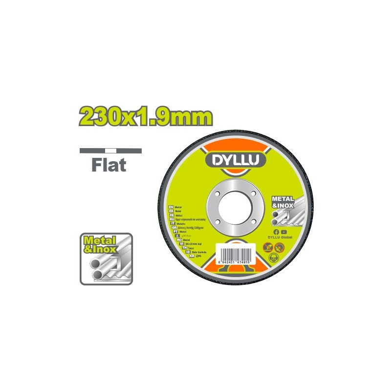 Диск абразивный для шлифовки 230*1.9*22.2мм DYLLU DTAC1391