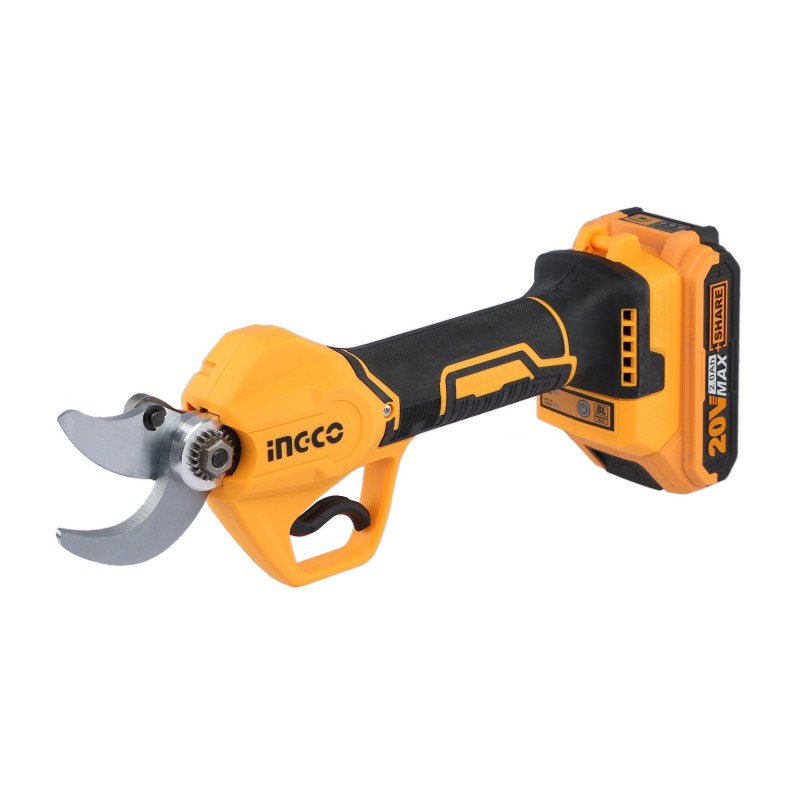Секатор садовый совместимый с аккумулятором INGCO CSSLI20308 20V