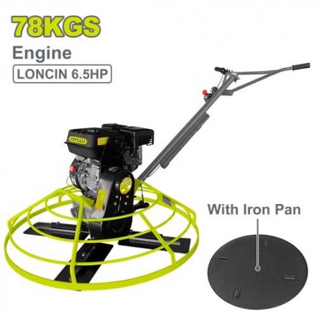 Бензиновый вертолет для отделки бетона 78кг 4,8 кВт 6,5 л.с....