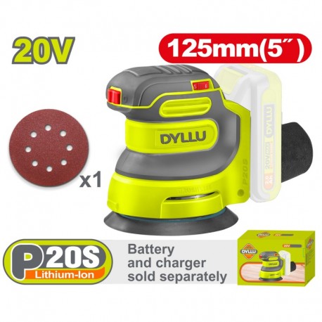 Шлифовальная машина совместимая с аккумулятором 20В DYLLU...