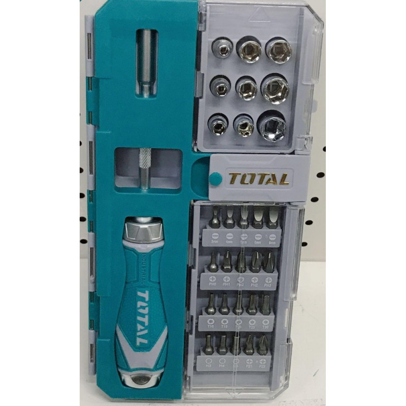 Набор Отвёрток с трещёткой PH/SL, 33 buc. TACSD30336 TOTAL