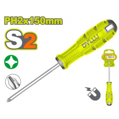 Отвертка крестовая PH2*100мм DYLLU DTSDB226