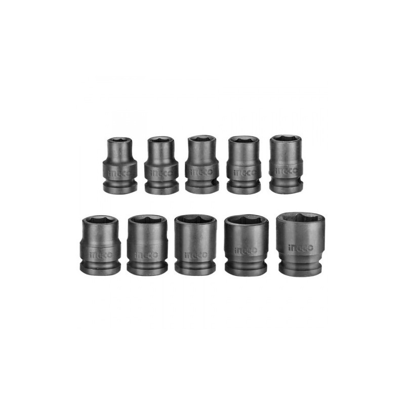 Набор ударных головок 10-24mm INGCO HKISSD12101