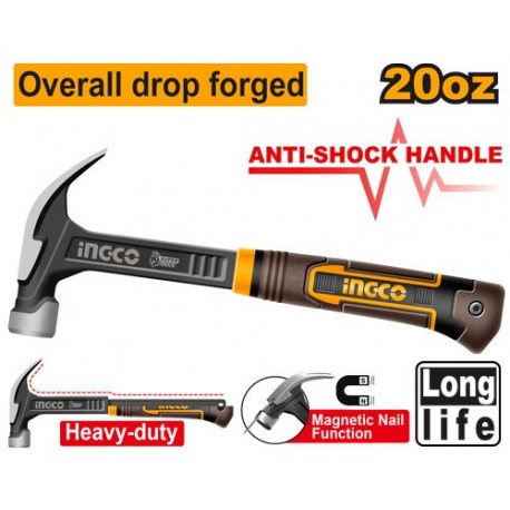 Молоток с изогнутым кончиком 560г 355мм INGCO HCH81008