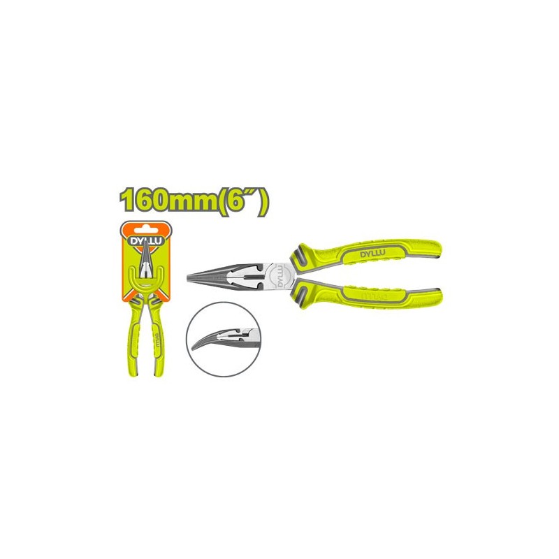 Тонкогубцы изогнутые 160 мм DYLLU DTPL4C06