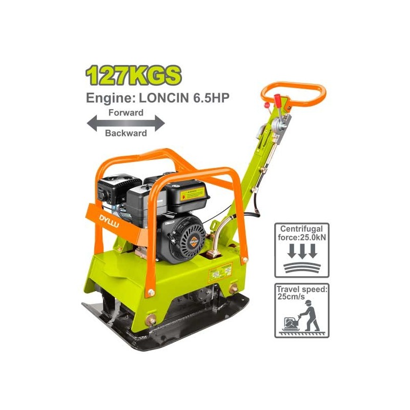 Виброплита бензиновая 6.5л.с. 127кг DYLLU DTPA2A125