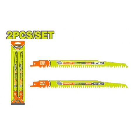Комплект полотен по дереву для сабельной пилы 2 шт. DYLLU...