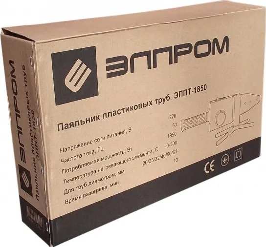 Паяльник для пластиковых труб Элпром ЭППТ-1850