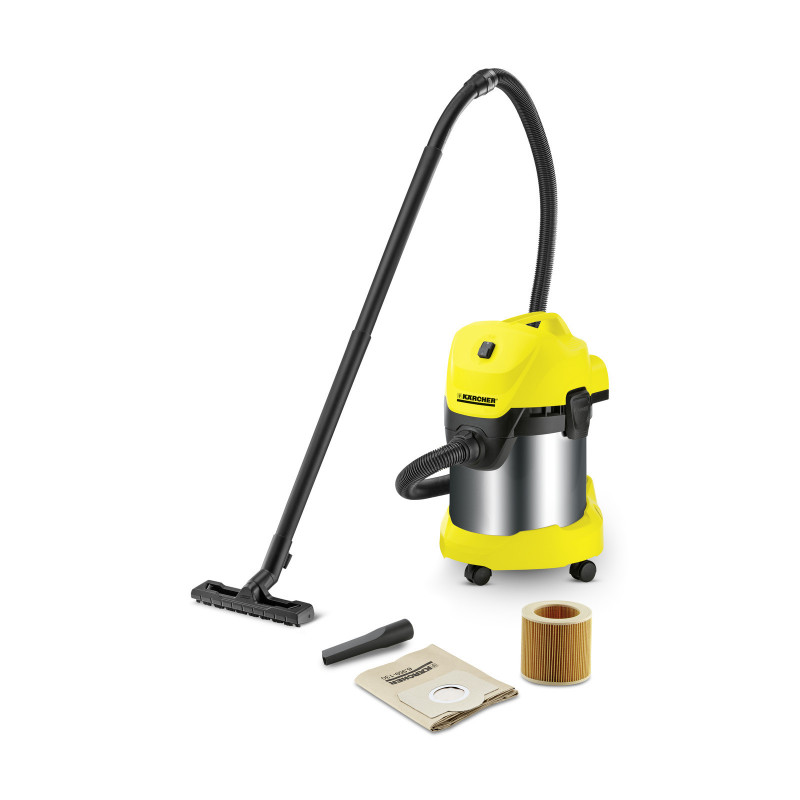 Универсальный пылесос WD 3 Premium Inox Karcher + Фильтр-мешок...