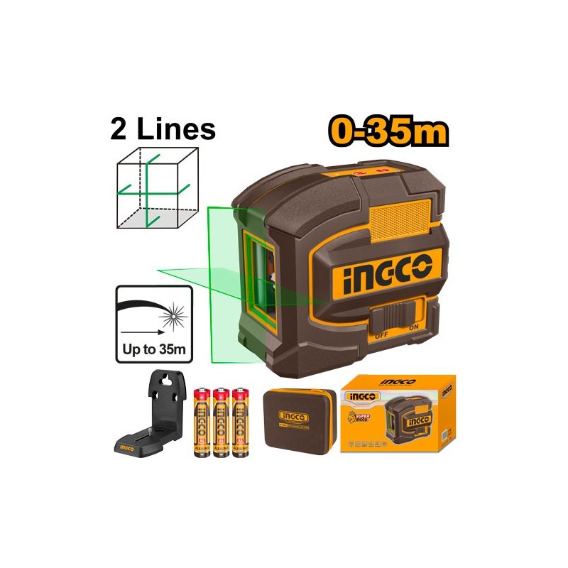 Лазерный нивелир 0-35 м INGCO HLL156601