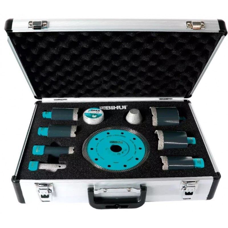 Набор алмазных коронок BIHUI DBDMS10