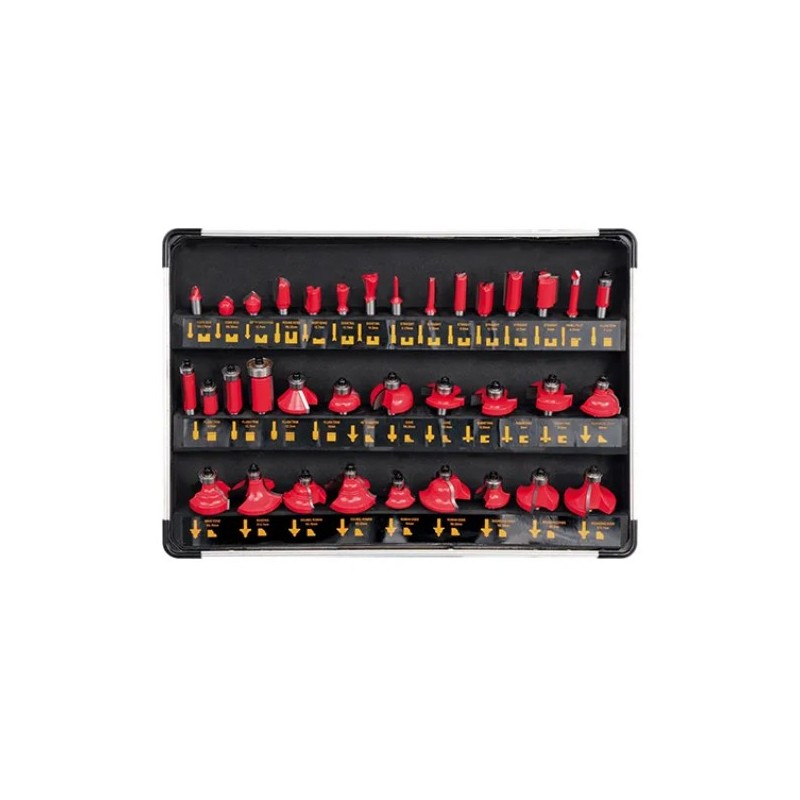 Набор фрез Yato 35 шт. по дереву 6 - 38 мм цилиндрический YT6803