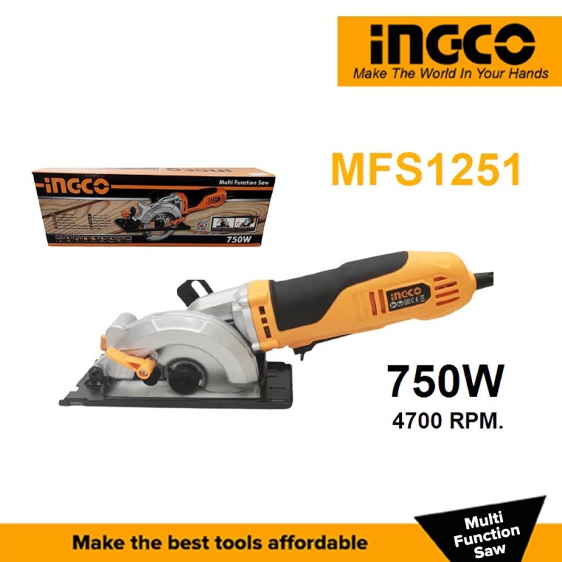 Циркулярная многофункциональная пила 125мм 750 Вт MFS1251 INGCO