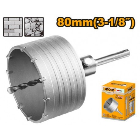 Коронка по бетону 80мм INGCO  HCB0801