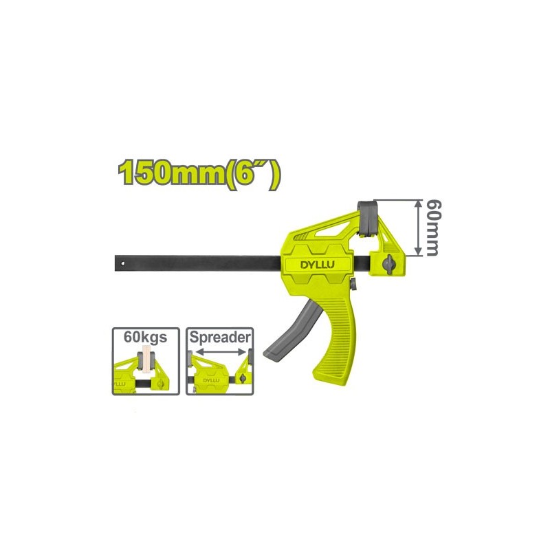 Быстрозажимная струбцина 60x150мм DYLLU DTCP4306