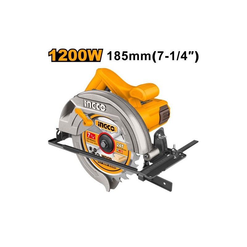 Циркулярная пила 185 мм: 1200 Вт INGCO CS18578
