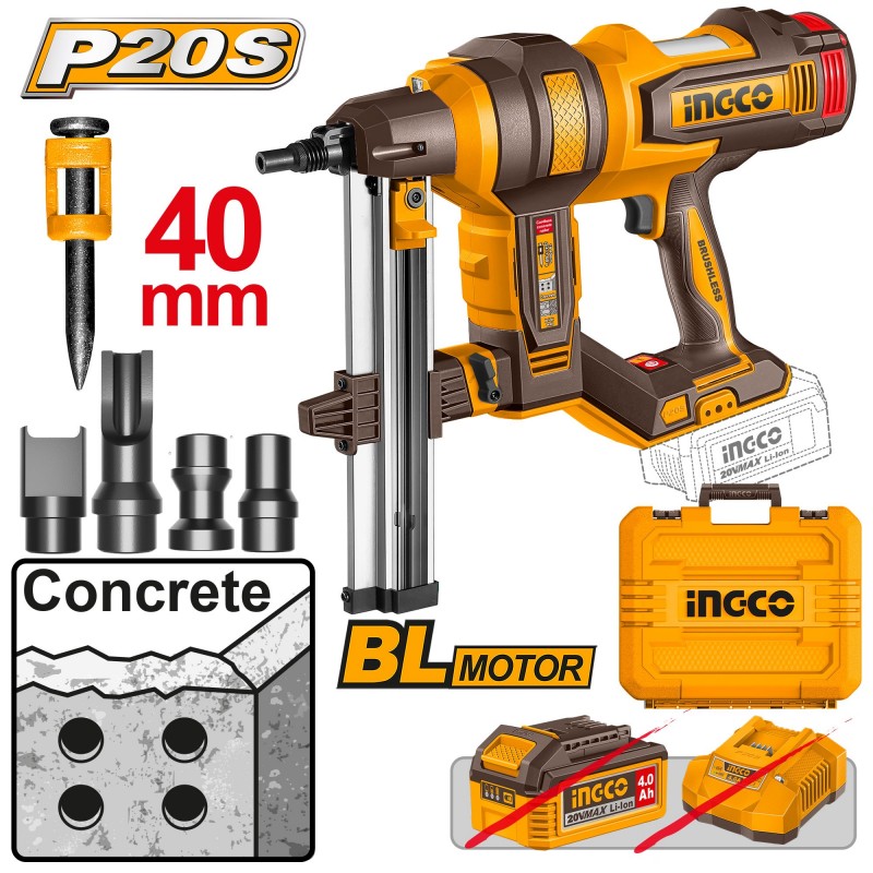 Степлер на аккумуляторе INGCO CCNLI9005