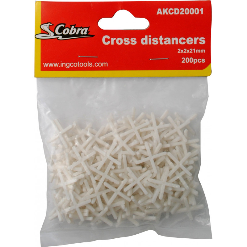 Крестики дистанционные 2х2х21мм AKCD20001 Cobra