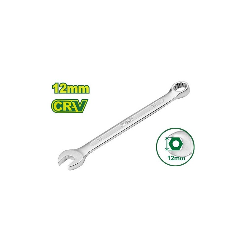 Ключ гаечный комбинированный 12мм CR-V DYLLU DTSA1112