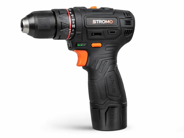 Аккумуляторный шуруповерт STROMO в профиль с регулировкой крутящего момента