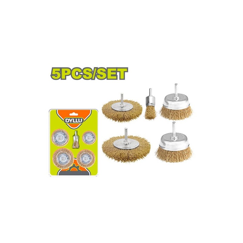 Комплект щеток для шлифовки 5шт. DYLLU DTCE6401
