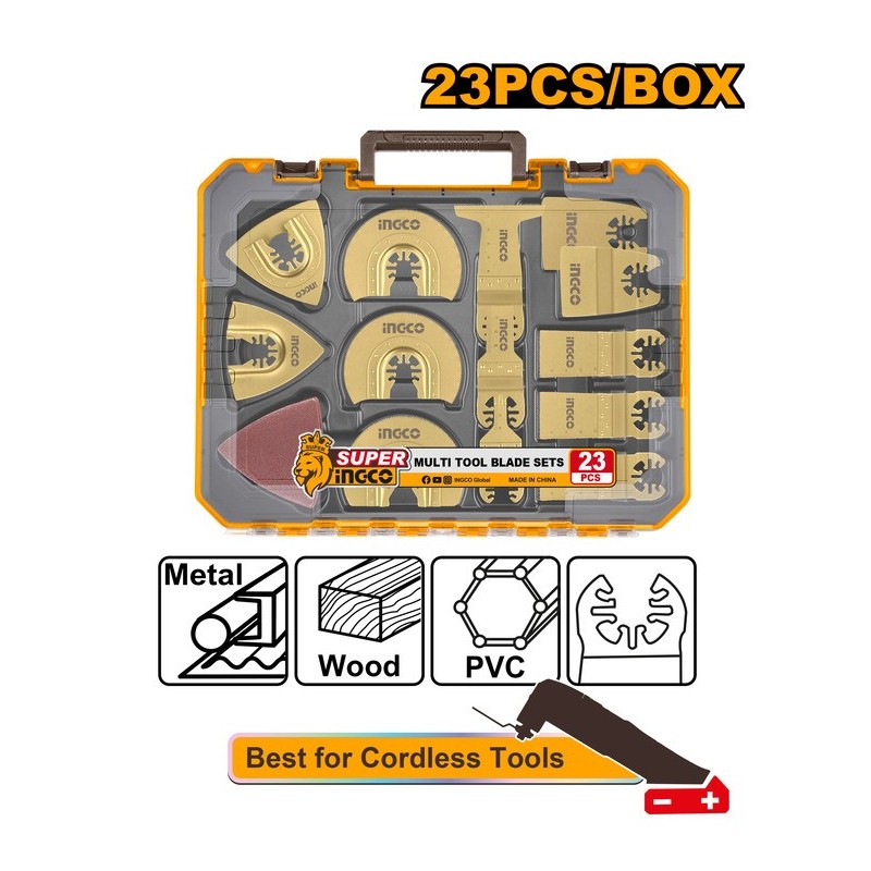 Набор насадок для многофункционального инструмента 23 шт INGCO...