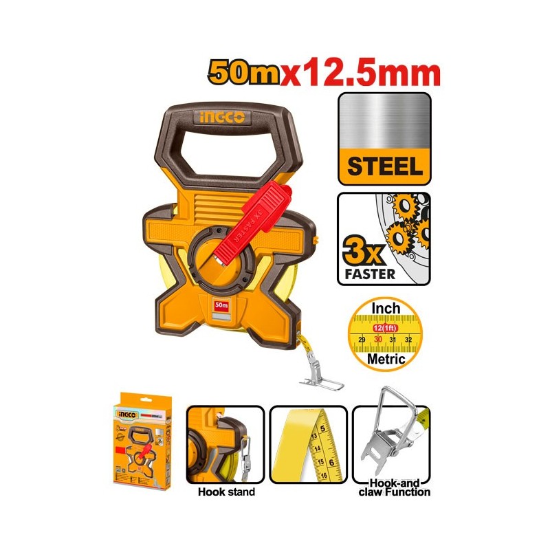 Рулетка 50м INGCO HSMT0850