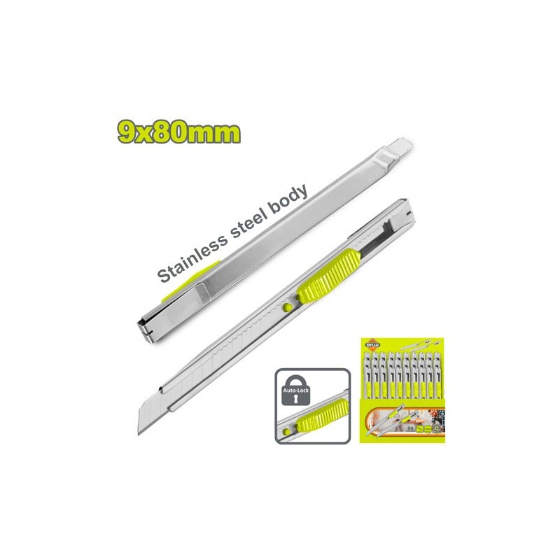 Нож с отламывающимся лезвием 9х80мм DYLLU DTSK1509