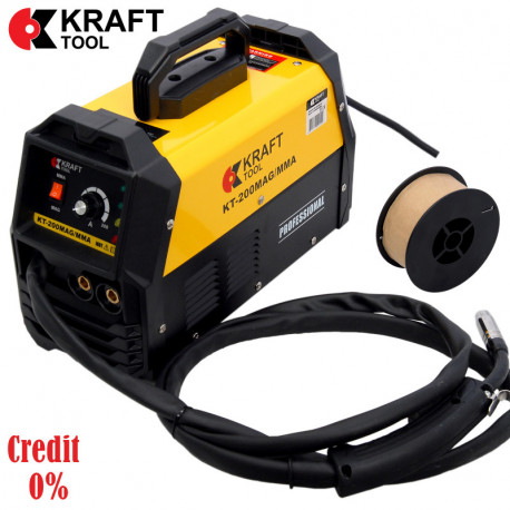 Сварочный аппарат полуавтомат  KT200MAG/MMA KraftTool
