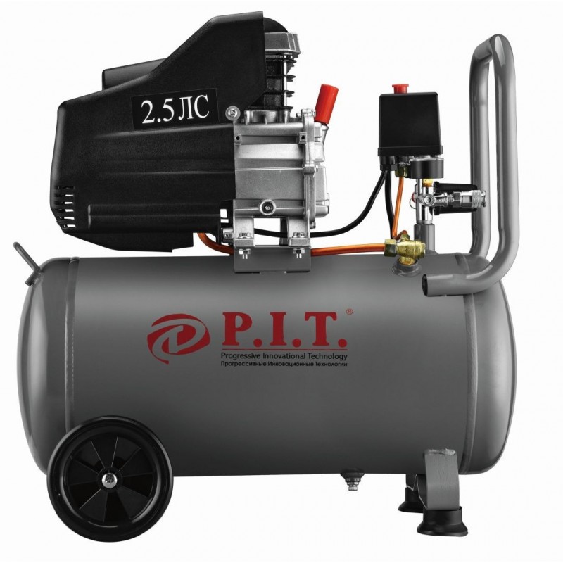 Компрессор PIT PAC50-C 1800W 50L
