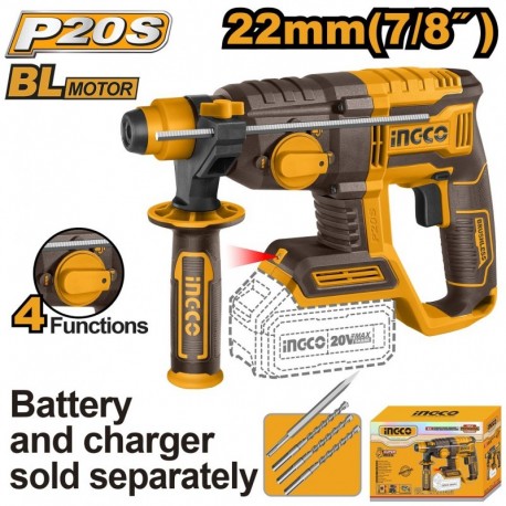 Aккумуляторный  перфоратор(без аккум,) SDS plus 2.0J...