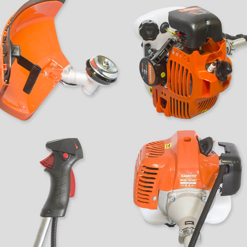Триммер для газона бензиновый 900 W BC33 KAMOTO