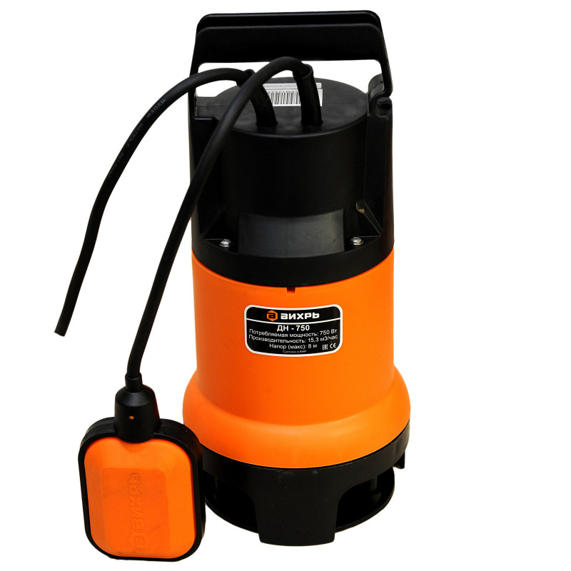 Дренажный погружной насос ДН-750 Вихрь