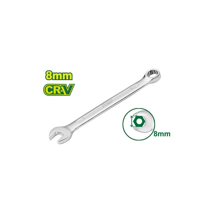 Ключ гаечный комбинированный 8мм CR-V DYLLU DTSA1108