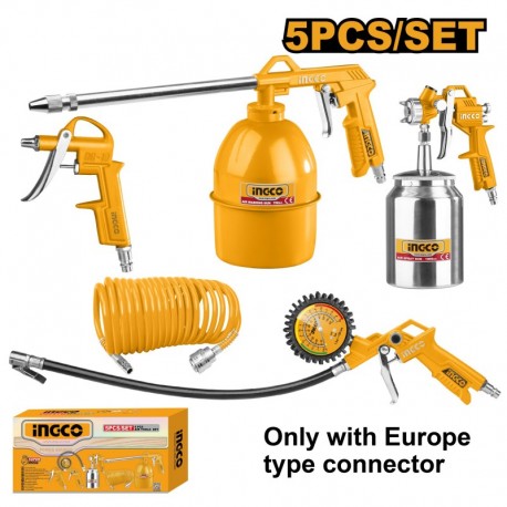 Набор для компрессора 5шт. INGCO AKT0051