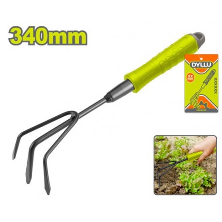 Грабли мини садовые 340х100мм DYLLU DTWK2134