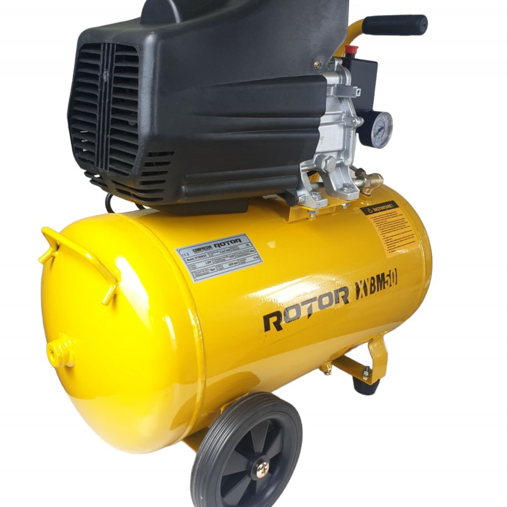 Воздушный масляный компрессор ROTOR XYBM24B, ресивер 24 л, 8 бар