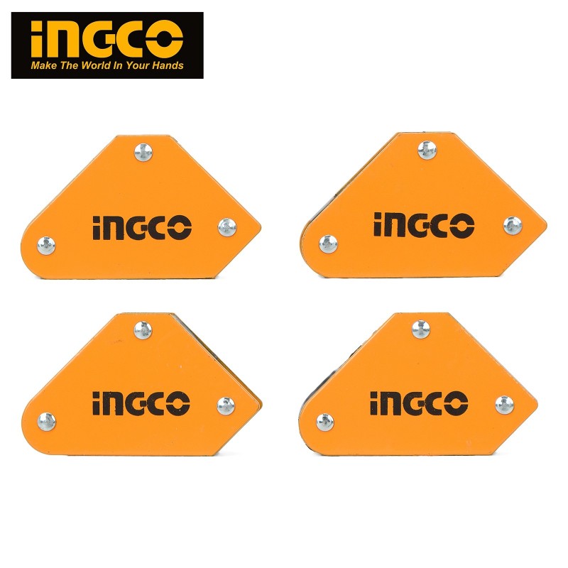 Угольник магнитный для сварки набор 4шт INGCO AMWH4001