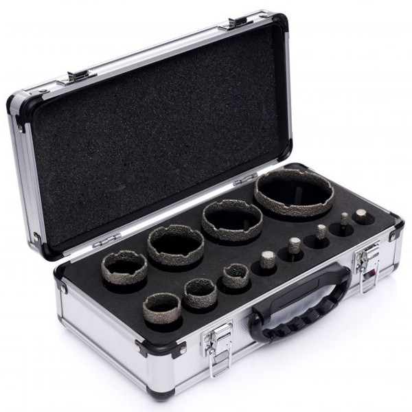 Набор алмазных коронок 12 шт. Kraft&Dele KD11227