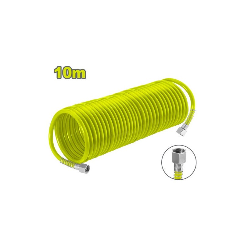 Шланг пневматический спиральный 5х8мм 10м DYLLU DTQG1910