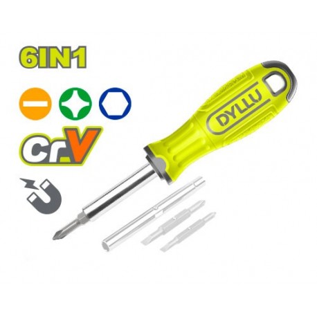 Набор отвертка с насадками 6в1 DYLLU DTSS5506