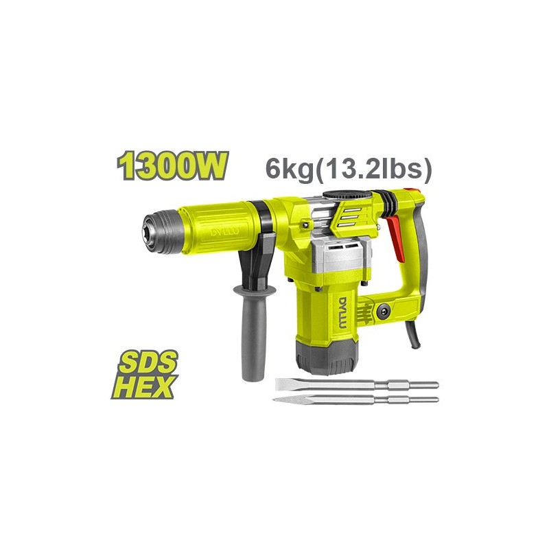 Отбойный молоток INDUSTRIAL 1300В DYLLU DTDB1D45