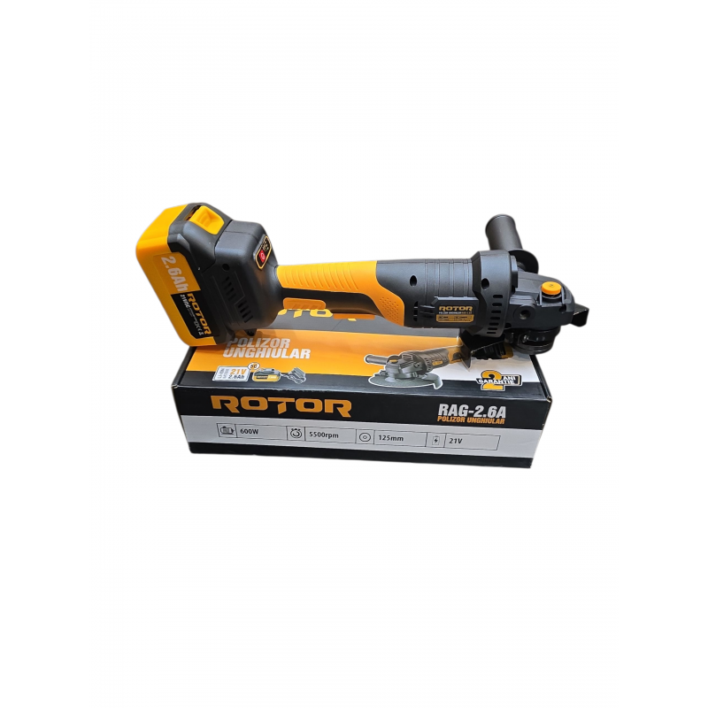 Аккумуляторная болгарка Rotor RAG-2.6A
