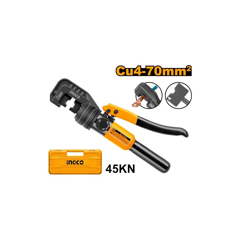 Пресс гидравлический ручной 4-70 мм2 INGCO HHCT0170