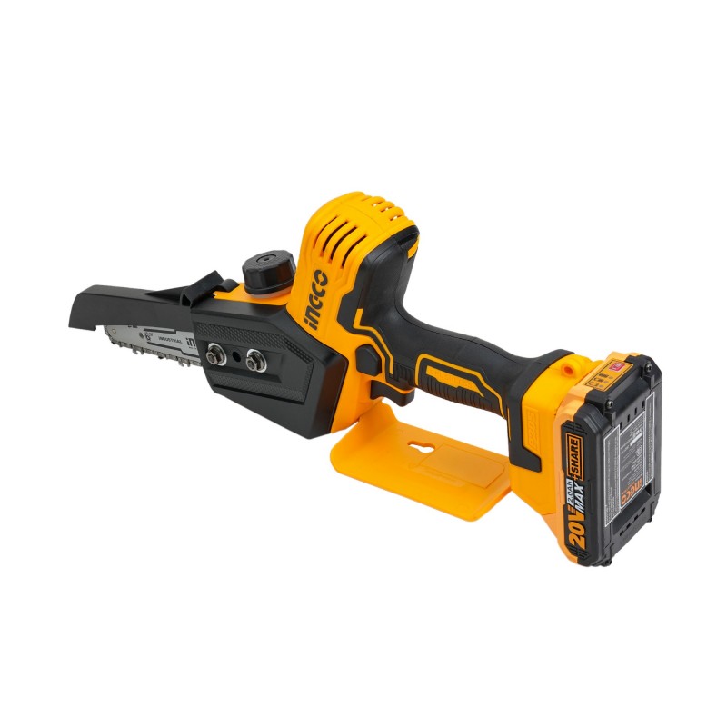 Мини цепная пила совместимая с аккумулятором 20V INGCO CGSLI2068