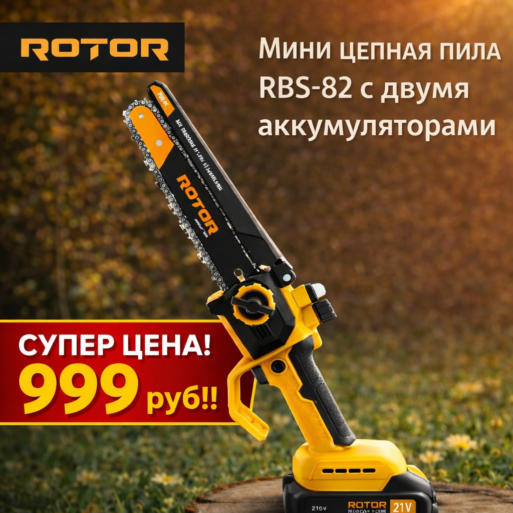 Аккумуляторная мини-пила RBS-82