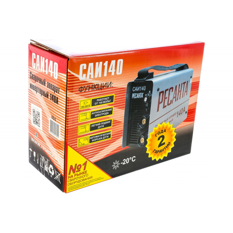 Инверторный сварочный аппарат САИ 140 Ресанта